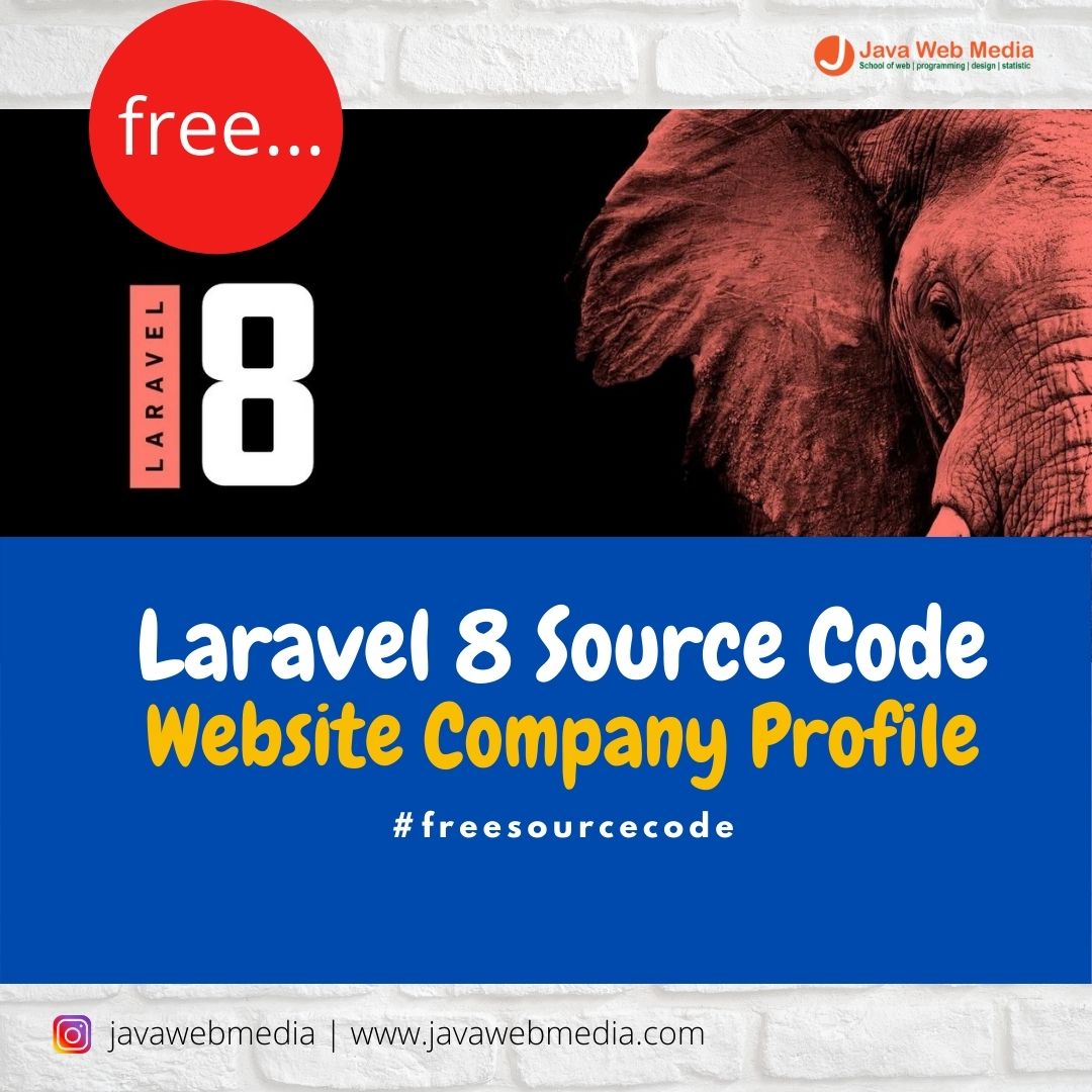 Download Source Code Website Company Profile Gratis Dibangun dengan Laravel 8