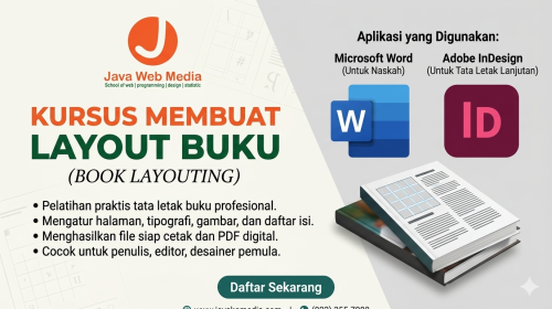 Kursus Membuat Layout Buku (Book Layouting)